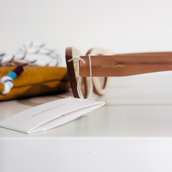 Zimmermann Peach Sunglasses